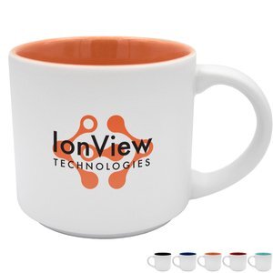 Metro Matte Two-Tone Ceramic Mug, 14oz.