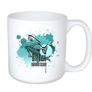 Super Matte White Ceramic Mug, 20oz.