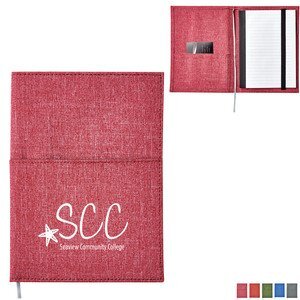 Canvas Pocket Refillable Notebook, 5" x 7"