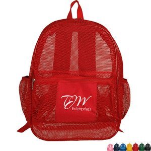 All See Through Mesh Backpack