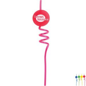 Crazy Straw with Medallion