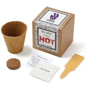 Serrano Peppers Growables Planter in Kraft Gift Box w/ Label