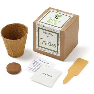Oregano Growables Planter in Kraft Gift Box w/ Label