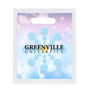 Digital Full Color Die Cut Plastic Bag, 7.5" x 9"