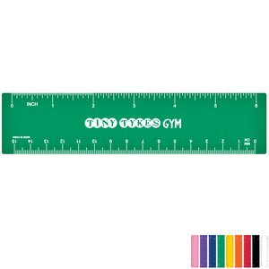 Colorful 6" Plastic Ruler
