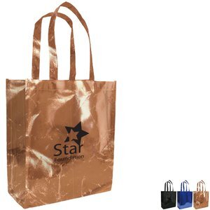 Metallic Non-Woven Tote Bag