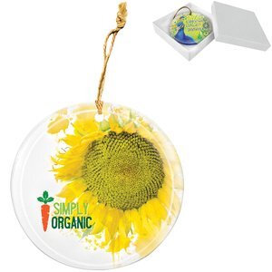 Round Glass Ornament