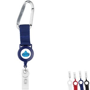 Promotional Shoelace Lanyards with Retractable Badge Reel
