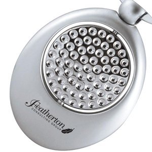 Golf Ball Silver Swivel Sports Key Chain