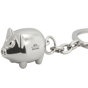 Metal Pig Key Chain