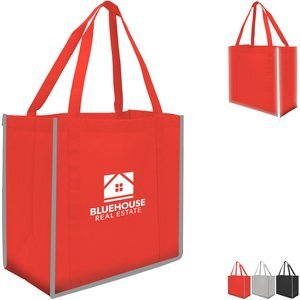 Reflective Large Grocery Tote Bag