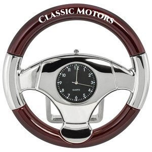 Metal Steering Wheel Clock