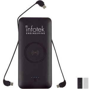 Wireless 3-in-1 Charging Power Bank, 5000mAh