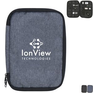 Snowflake Polyester Tech Organizer