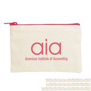 Poptart Cotton Canvas Zippered Pouch