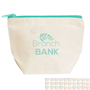 Tweedle Dee Cotton Canvas Zippered Utility Bag