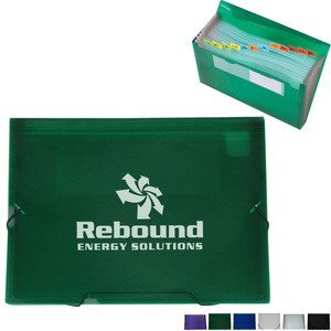 Thirteen Pocket Poly File with Elastic Closure