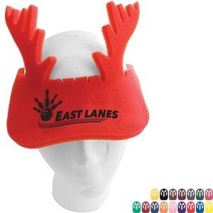 Reindeer Antlers Foam Visor