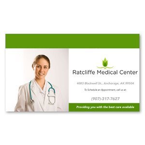 Jumbo Business Card Magnet