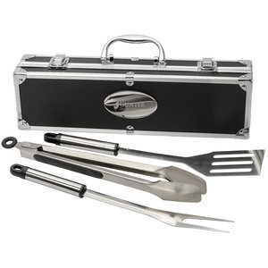 BBQ 3-Piece Set in Aluminum Case