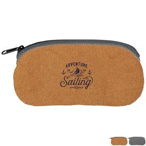 Suede-ish Knit-Neoprene Eyewear Bag