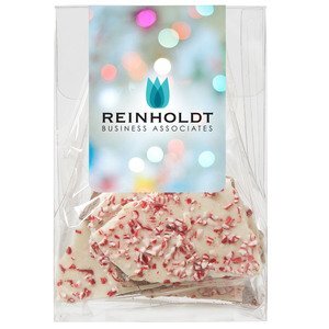 White Chocolate Peppermint Bark Classic Treat Tote, 4.5oz.