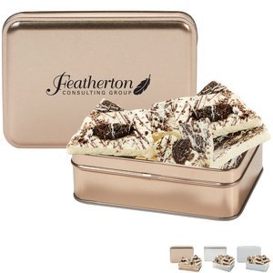 White Chocolate Oreo® Bark Rectangle Gift Tin, 6oz.
