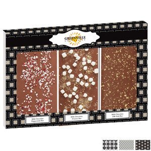 Belgian Chocolate Holiday Sparkle Triple Bars