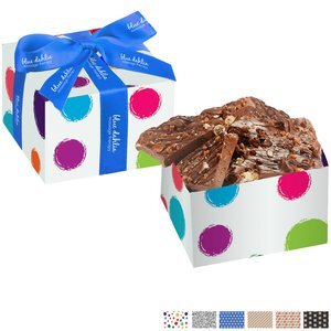 Milk Chocolate Toffee Pretzel Bark Custom Gift Box
