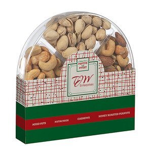 Stand Up 4 Section Nut Sampler, 7.2oz.