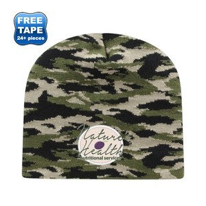 Vintage Tiger Camouflage Knit Beanie
