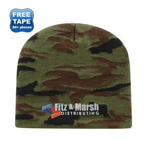 Woodland Camouflage Knit Beanie