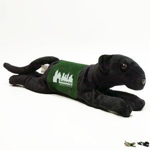 Greyhound Plush with Saddle, 10"