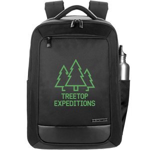 Samsonite® Executive Poly Twill & Leather Computer Backpack