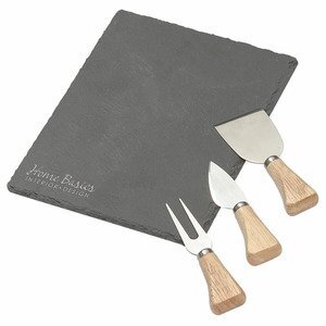 Maitre d' 4-Piece Slate Cheese Serving Set