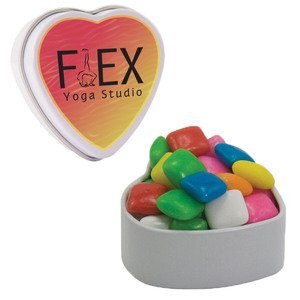 Gum in Small Heart Tin