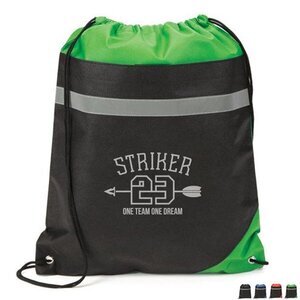 Trailblazer Reflective Non Woven Cinch Bag
