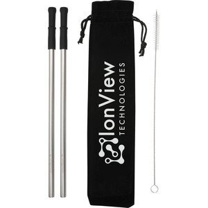  Outlery  Collapsible, Reusable Straw for Travel and Day Trips  - an Environmentally Friendly, Stainless Steel Metal Straw with a  Telescopic Portable Design : Health & Household