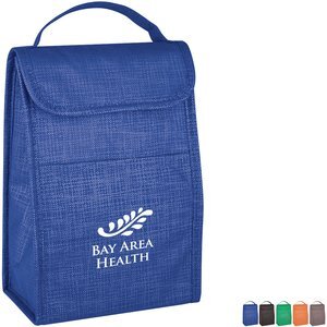 Crosshatch Non-Woven Lunch Bag