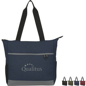 Carter Quilted Polyester Tote Bag