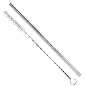 Stainless Steel Straw w/ Cleaning Brush