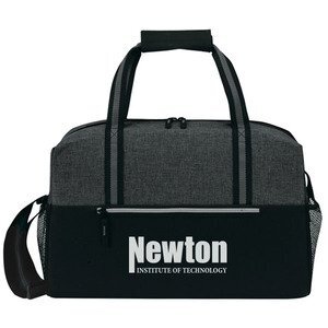 Classic Heathered Polyester Weekend Duffel, 18"