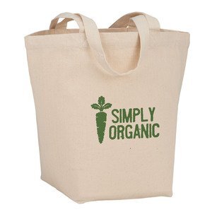 Herringbone 7oz. Cotton Canvas Grocery Tote