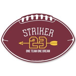 Football Car Sign Magnet