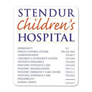 Round Corner Jumbo Magnet 4-1/2" x 5-1/2"