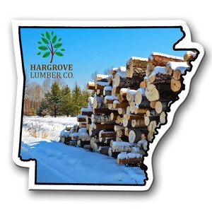 Arkansas State Shaped Magnet