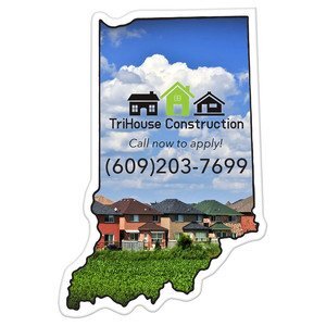 Indiana State Shaped Magnet