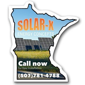 Minnesota State Shaped Magnet