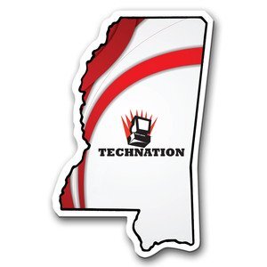 Mississippi State Shaped Magnet