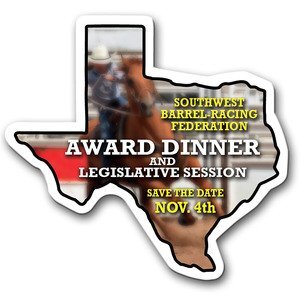 Texas State Shaped Magnet